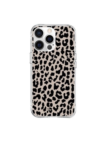 Coque iPhone 15 Pro Max Leopard Marron - Mary Nesrala