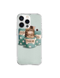 Cover iPhone 15 Pro Max Gattoon Gatto Kitten Boite...