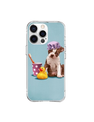 Coque iPhone 15 Pro Max Chien Dog Canard Fille - Maryline Cazenave