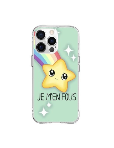 Coque iPhone 15 Pro Max Etoile Je m'en fous - Maryline Cazenave