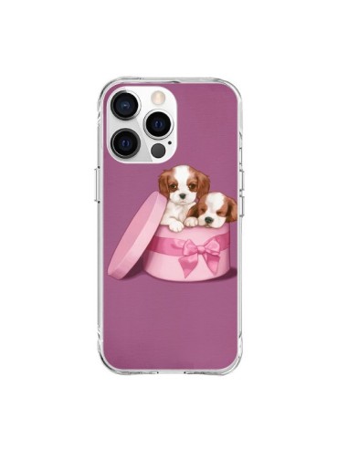 Coque iPhone 15 Pro Max Chien Dog Boite Noeud - Maryline Cazenave