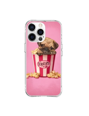 Coque iPhone 15 Pro Max Chien Dog Popcorn Film - Maryline Cazenave