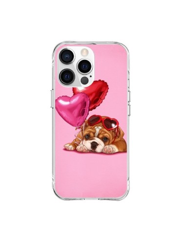 Cover iPhone 15 Pro Max Cane Occhiali Coeur Palloncini - Maryline Cazenave