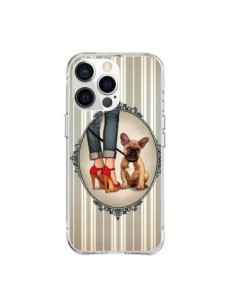 Coque iPhone 15 Pro Max Lady Jambes Chien Dog - Maryline...