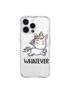 Cover iPhone 15 Pro Max Unicorno Whatever Trasparente -...