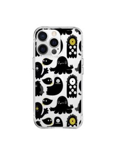iPhone 15 Pro Max Case Monsters Pattern Mostri Clear -...