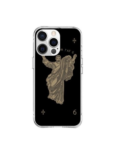 Coque iPhone 15 Pro Max God Black Drake Chanteur Jeu Cartes - Mikadololo