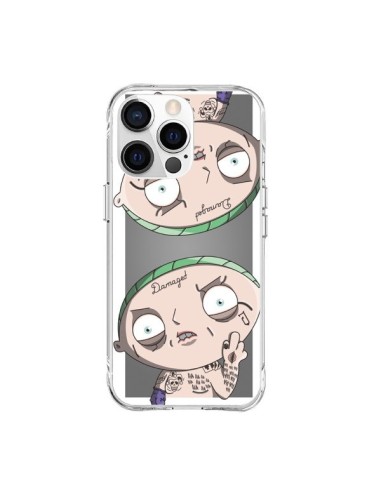 Coque iPhone 15 Pro Max Stewie Joker Suicide Squad Double - Mikadololo