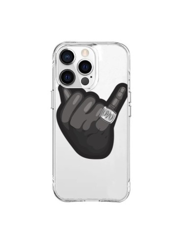 Coque iPhone 15 Pro Max OVO Ring bague Transparente - Mikadololo