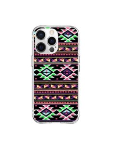 Coque iPhone 15 Pro Max Black Aylen Azteque - Monica...