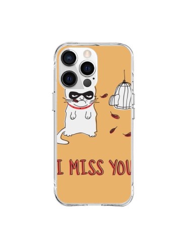 Coque iPhone 15 Pro Max Chat I Miss You - Maximilian San