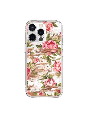 iPhone 15 Pro Max Case Eco Love Pattern Wood Flowers - Maximilian San