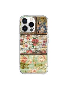 iPhone 15 Pro Max Case Lady Rococo Wood Flowers -...