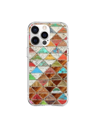 Coque iPhone 15 Pro Max Love Pattern Triangle - Maximilian San