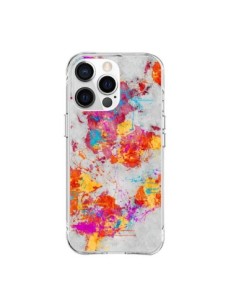 Coque iPhone 15 Pro Max Terre Map Monde Mother Earth...