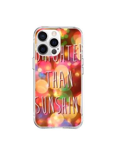Coque iPhone 15 Pro Max Brighter Than Sunshine Paillettes - Maximilian San