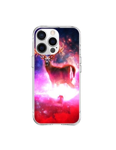 Coque iPhone 15 Pro Max Cosmic Deer Cerf Galaxy - Maximilian San