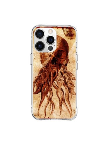 Coque iPhone 15 Pro Max Octopu Skull Poulpe Tête de Mort - Maximilian San