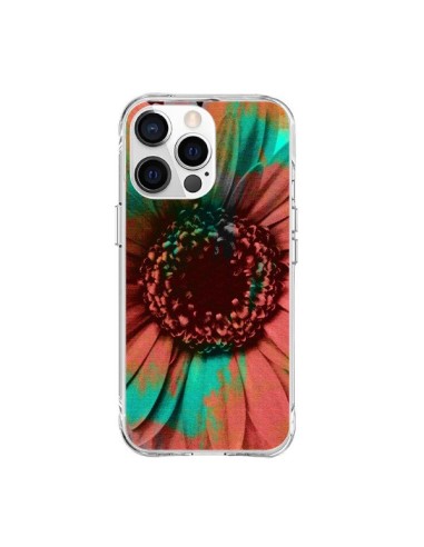 Coque iPhone 15 Pro Max Tournesol Lysergic Flower - Maximilian San