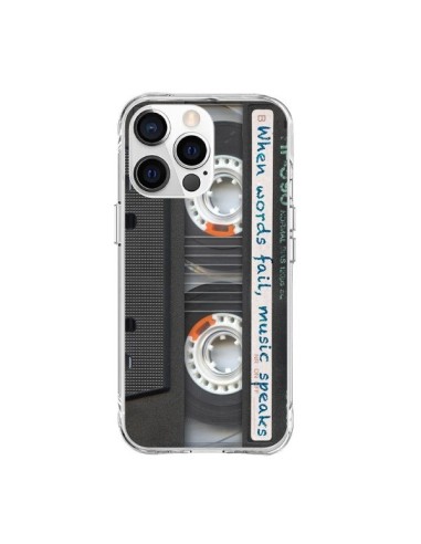 Coque iPhone 15 Pro Max Cassette Words K7 - Maximilian San