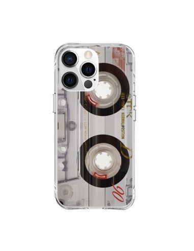 Coque iPhone 15 Pro Max Cassette Transparente K7 - Maximilian San