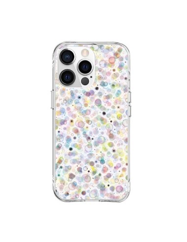 Coque iPhone 15 Pro Max Cosmic Bubbles Multicolored - Ninola Design