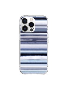 iPhone 15 Pro Max Case Degrade Stripes WaterColor Azzurro...