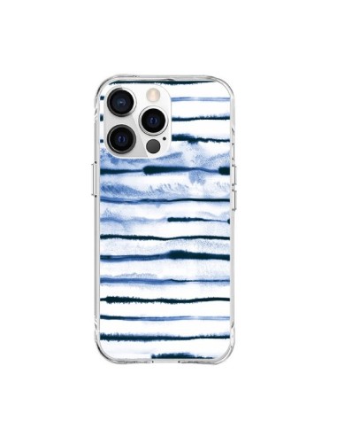 Coque iPhone 15 Pro Max Electric Lines White - Ninola Design