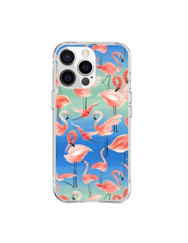 Coque iPhone 15 Pro Max Flamingo Pink - Ninola Design