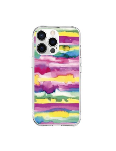 Coque iPhone 15 Pro Max Gingham Vichy Pink - Ninola Design