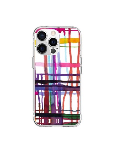 Coque iPhone 15 Pro Max Little Textured Dots Pink - Ninola Design