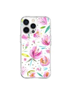 Coque iPhone 15 Pro Max Painterly Waterolor Texture -...