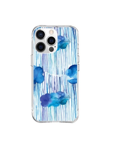 Cover iPhone 15 Pro Max Rain Stitches Neon - Ninola Design