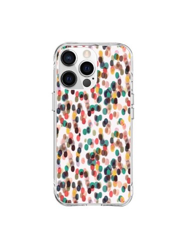 Coque iPhone 15 Pro Max Rainbow Lace Neon - Ninola Design