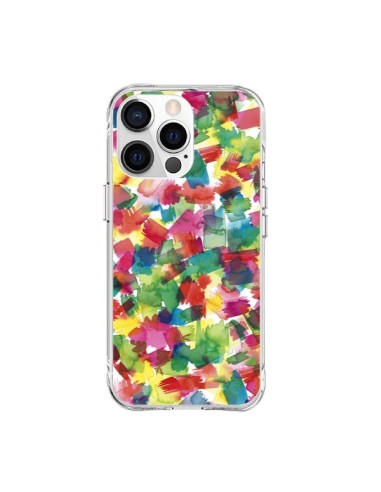 iPhone 15 Pro Max Case Speckled WaterColor Blue - Ninola Design