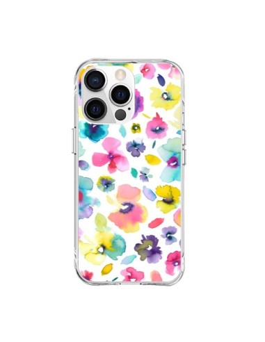 iPhone 15 Pro Max Case Flowers Colorful Painting - Ninola Design