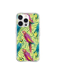 Cover iPhone 15 Pro Max Pappagalli Tropicali Multicolore...