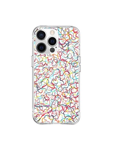 Coque iPhone 15 Pro Max Water Drawings White - Ninola Design