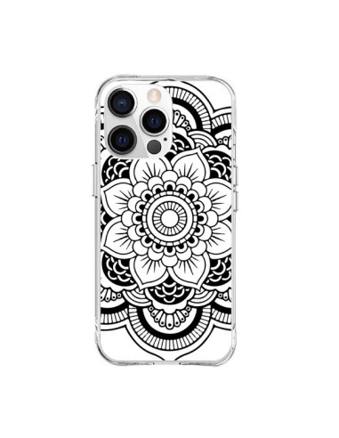 Cover iPhone 15 Pro Max Mandala Nero Azteco - Nico