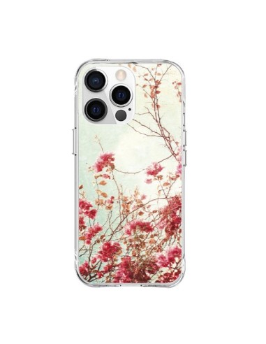 Cover iPhone 15 Pro Max Fiori Vintage Rosa - Nico