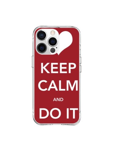 Coque iPhone 15 Pro Max Keep Calm and Do It - Nico