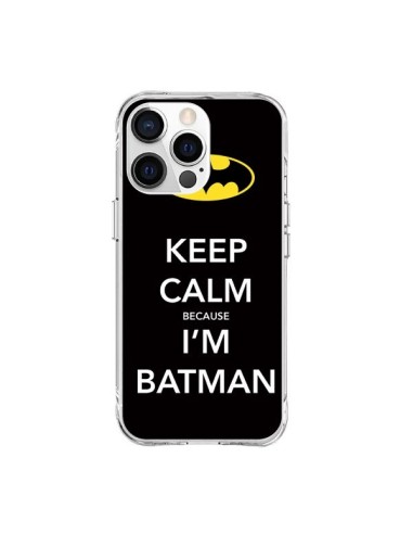 Cover iPhone 15 Pro Max Keep Calm because I'm Batman - Nico