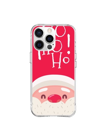 Coque iPhone 15 Pro Max Père Noël Oh Oh Oh Rouge - Nico