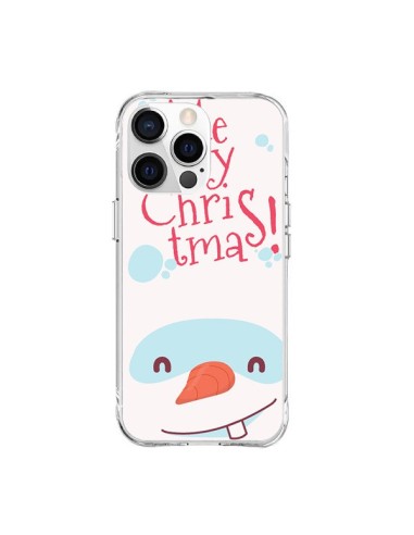 Coque iPhone 15 Pro Max Bonhomme de Neige Merry Christmas Noël - Nico