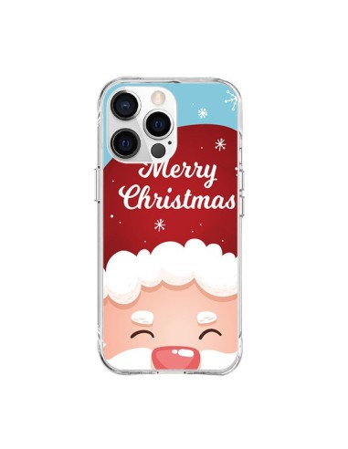Coque iPhone 15 Pro Max Bonnet du Père Noël Merry Christmas - Nico