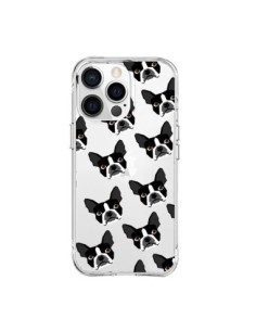 Cover iPhone 15 Pro Max Cani Boston Terrier Trasparente -...