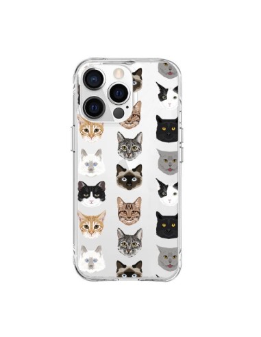 Cover iPhone 15 Pro Max Gatto Trasparente - Pet Friendly