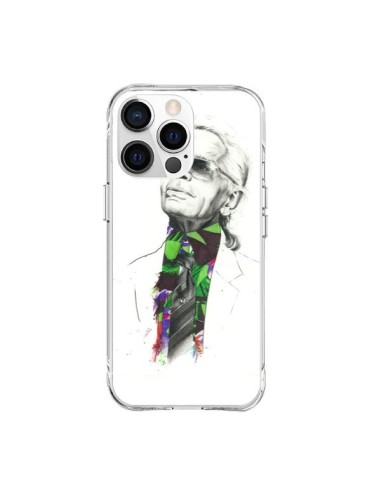 Cover iPhone 15 Pro Max Karl Lagerfeld Fashion Designer Moda - Percy