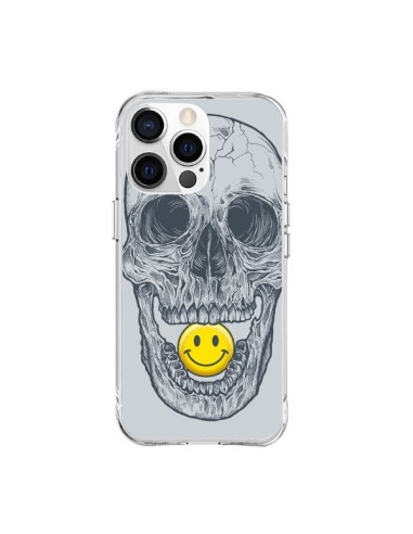 Coque iPhone 15 Pro Max Smiley Face Tête de Mort - Rachel Caldwell