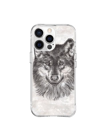 Coque iPhone 15 Pro Max Loup Gris - Rachel Caldwell